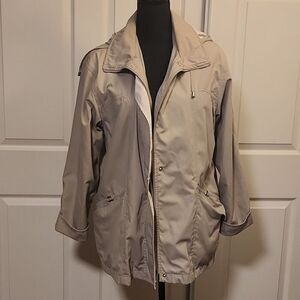 Izzi lined hooded jacket raincoat